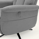 The Astral Lux - Swivel Riser Recliner with Heat & Massage (Grey)
