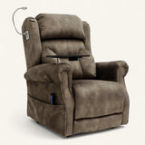 The Highgrove - Luxury 4-Motor Riser Recliner - Palladium Brown