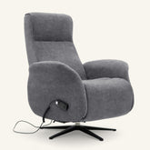 The Astral Essential - 360 Swivel Dual Motor Riser Recliner - Light Grey