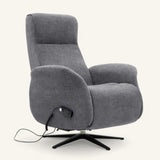 The Astral Essential - 360 Swivel Dual Motor Riser Recliner - Light Grey