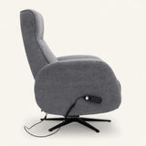 The Astral Essential - 360 Swivel Dual Motor Riser Recliner - Light Grey