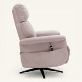 The Astral Lux - Swivel Riser Recliner with Heat & Massage (Pink)