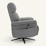 The Astral Lux - Swivel Riser Recliner with Heat & Massage (Grey)