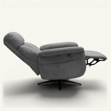 The Astral Lux - Swivel Riser Recliner with Heat & Massage (Grey)