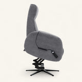 The Astral Essential - 360 Swivel Dual Motor Riser Recliner - Light Grey