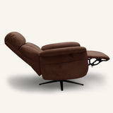 The Astral Lux - Swivel Riser Recliner with Heat & Massage (Brown)