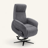 The Astral Essential - 360 Swivel Dual Motor Riser Recliner - Light Grey