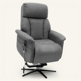 The Astral Lux - Swivel Riser Recliner with Heat & Massage (Grey)