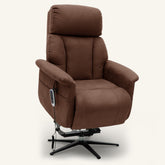 The Astral Lux - Swivel Riser Recliner with Heat & Massage (Brown)