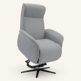 The Astral - 360 Swivel Dual Motor Riser Recliner with Heat & Massage - Grey
