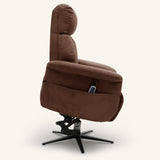 The Astral Lux - Swivel Riser Recliner with Heat & Massage (Brown)