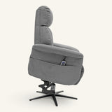 The Astral Lux - Swivel Riser Recliner with Heat & Massage (Grey)