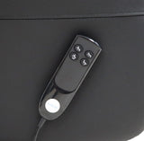 The Astral Essential - 360 Swivel Dual Motor Riser Recliner - Black Top-Grain Leather