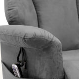 The Astral Lux - Swivel Riser Recliner with Heat & Massage (Grey)