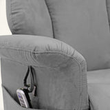 The Astral Lux - Swivel Riser Recliner with Heat & Massage (Grey)