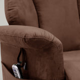 The Astral Lux - Swivel Riser Recliner with Heat & Massage (Brown)