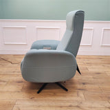 CLEARANCE The Astral - 360 Swivel Dual Motor Riser Recliner with Heat & Massage - Sage- CL-2888