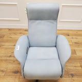 CLEARANCE The Astral - 360 Swivel Dual Motor Riser Recliner with Heat & Massage - Duck Egg