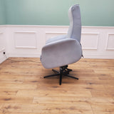 CLEARANCE The Astral - 360 Swivel Dual Motor Riser Recliner with Heat & Massage - Duck Egg