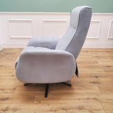 CLEARANCE The Astral - 360 Swivel Dual Motor Riser Recliner with Heat & Massage - Duck Egg CLEARANCE-2912