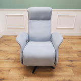 CLEARANCE The Astral - 360 Swivel Dual Motor Riser Recliner with Heat & Massage - Duck Egg CLEARANCE-2912