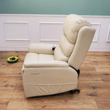 CLEARANCE The Avon - Dual Motor Riser Recliner - Cream CLEARANCE-2952
