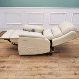 CLEARANCE The Avon - Dual Motor Riser Recliner - Cream CLEARANCE-2952