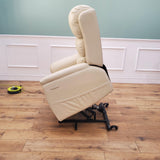CLEARANCE The Avon - Dual Motor Riser Recliner - Cream CLEARANCE-2952