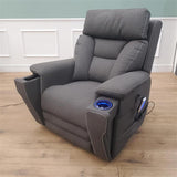 CLEARANCE The Ultra Comfort - 5 Motor Riser Recliner & Sleeping Chair - Grey CLEARANCE-3040