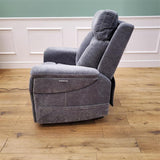 CLEARANCE The Ultra Comfort - 5 Motor Riser Recliner & Sleeping Chair - Grey CLEARANCE 3051