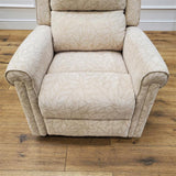 CLEARANCE The Bourne - Dual Motor Riser Recliner - Cream -CLEARANCE-3053