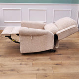 CLEARANCE The Bourne - Dual Motor Riser Recliner - Cream -CLEARANCE-3053