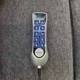 CLEARANCE The Ultra Comfort - 5 Motor Riser Recliner & Sleeping Chair - Grey CLEARANCE-2146