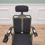 CLEARANCE EX DEMO The Ultra Comfort Elite - Reclining, Leg Elevating, Sine-Wave Long-Range Folding Power Wheelchair CLEARANCE-2324