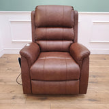 CLEARANCE The Avon - Dual Motor Riser Recliner - Brown CLEARANCE-2389