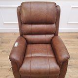 CLEARANCE The Avon - Dual Motor Riser Recliner - Brown CLEARANCE-2389