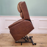 CLEARANCE The Avon - Dual Motor Riser Recliner - Brown CLEARANCE-2389