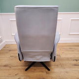 CLEARANCE The Astral - 360 Swivel Dual Motor Riser Recliner with Heat & Massage - Duck Egg CLEARANCE-2411