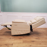 CLEARANCE The Avon - Dual Motor Riser Recliner - Cream CLEARANCE-2416