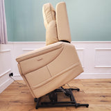 CLEARANCE The Ultra Comfort - 5 Motor Riser Recliner & Sleeping Chair - Sand CLEARANCE-2449