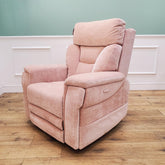 CLEARANCE The Ultra Comfort - 5 Motor Riser Recliner & Sleeping Chair - Pink CLEARANCE-2477