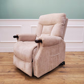 CLEARANCE The Wye - Dual Motor Knuckle Arm Riser Recliner Chair - Stone CLEARANCE-2545