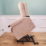 CLEARANCE The Wye - Dual Motor Knuckle Arm Riser Recliner Chair - Stone CLEARANCE-2545