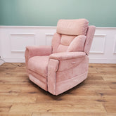 CLEARANCE The Ultra Comfort - 5 Motor Riser Recliner & Sleeping Chair - Pink CLEARANCE-2566