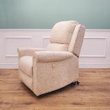 CLEARANCE The Bourne - Dual Motor Riser Recliner - Cream CLEARANCE-2605