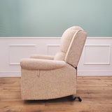 CLEARANCE The Bourne - Dual Motor Riser Recliner - Cream CLEARANCE-2605