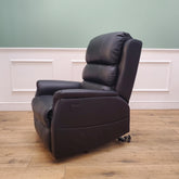 CLEARANCE The Avon - Dual Motor Riser Recliner - Black CLEARANCE-2616