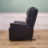 CLEARANCE The Avon - Dual Motor Riser Recliner - Black CLEARANCE-2616