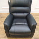 CLEARANCE The Avon - Dual Motor Riser Recliner - Black CLEARANCE-2616