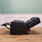 CLEARANCE The Avon - Dual Motor Riser Recliner - Black CLEARANCE-2616